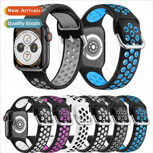 适用 apple watch ultra2 silicone watch band apple two color