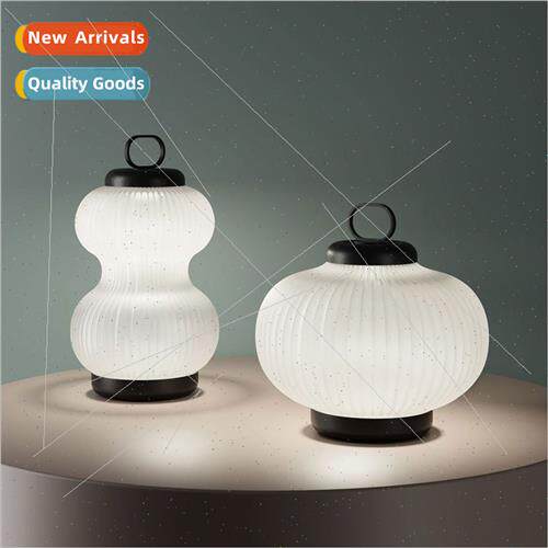 New modern simple black whe glass table lamp Scandinavian ch
