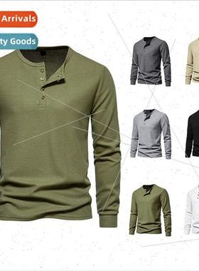 2023 Autumn winter   size men fashion solid color four butto