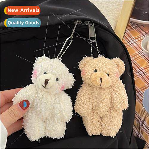 Nerdy girl cute pendant plush doll bear doll bag charm soft