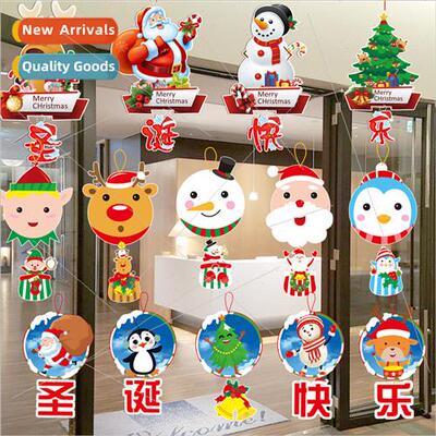 Christmas decorations Christmas hangings paper shopping mall
