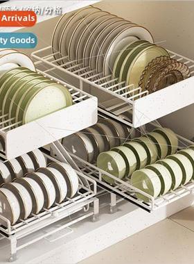 ftable Dish Drainer Multifunctional Under nk Cabinet Basket