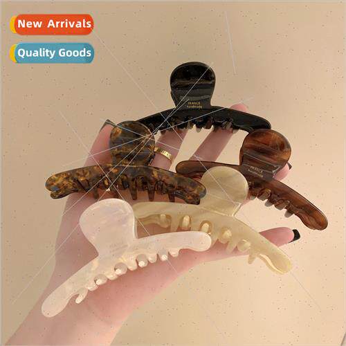 Winter Korean advanced sense acetic acid scratch clip medium