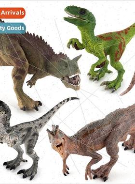 Velociraptor Fuzhi Double Crown Dragon Model Toys Hot