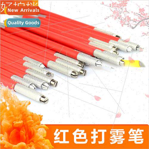 Semi-permanent embroidery round needle hand pen cross mouth