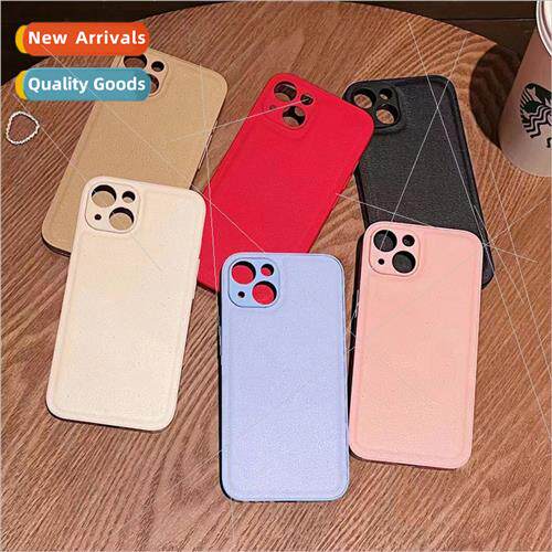 适用Apple 13 leather case iPhone15pro full package anti-drop