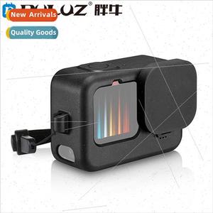 适用GoPro HERO12 11 Black Silicone Case+POM Charging Side Co