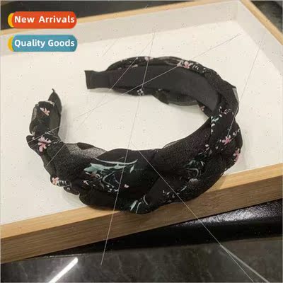 Twisted braid hair bands new tide high skull top hair bundle