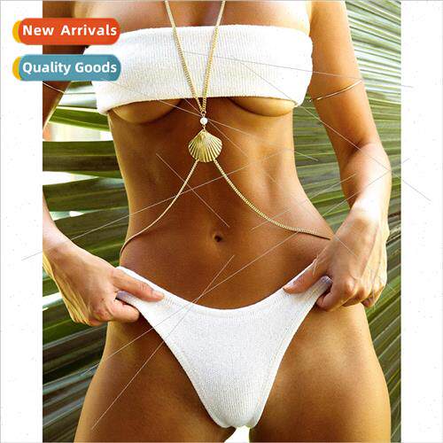 Europe marine wind summer new metal thin shell sexy body cha