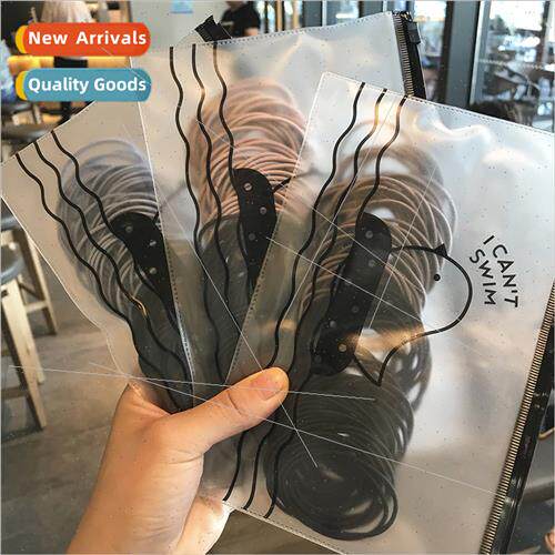 Korea head rope simple small circle fine paragraph hair rope