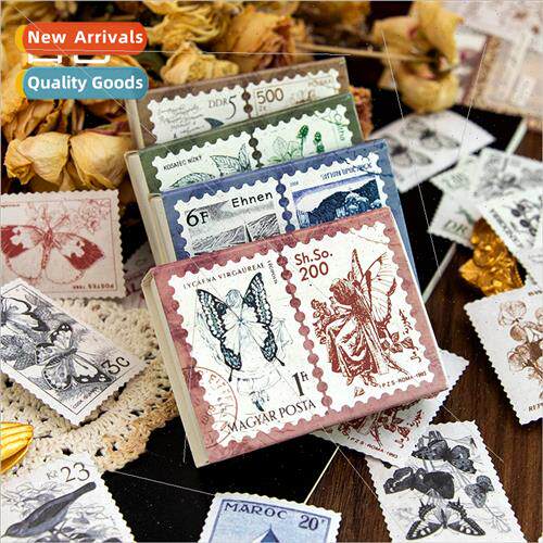 Romantic Promise Stamp Stickers terary Vintage Botanical Flo