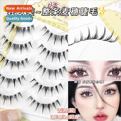 ght Europe tower tip wheat spikes whole fake eyelashes devil