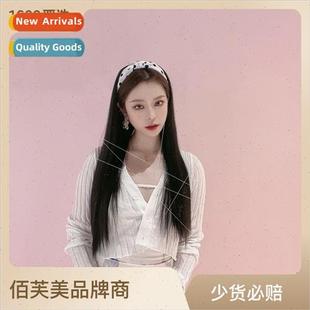 human hair half female hea shaped simulation Wig band