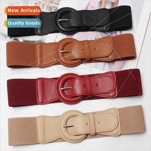 Wide belt women skirt sweater coat girdle Europe simple vers