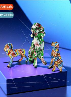 Graffi German Shepherd Dog Ornament Resin Crafts Home ving R