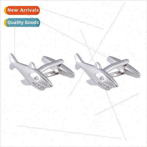 Cufflinks Fun Shark Cufflinks Piranha French Cufflinks Sea A