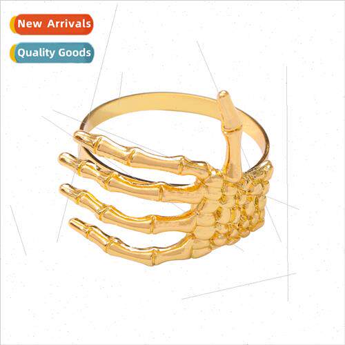 Europe Halloween skeleton hand napkin ring ghost hand napkin