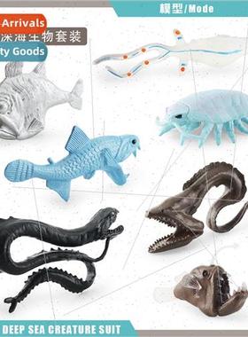 Marine life broad pharyngeal fish giant deep sea big lice pi