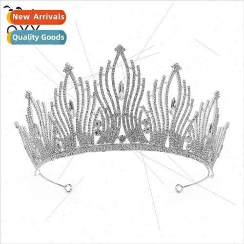 Super fairy princess tiara full diamonds luxury hollow bride