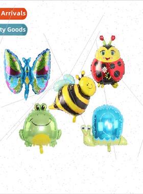 Insect Foil Balloon Butterfly Bee Frog Snail Mini Beetle Bir