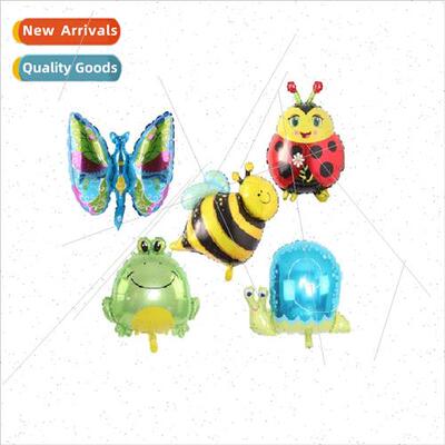 Insect Foil Balloon Butterfly Bee Frog Snail Mini Beetle Bir