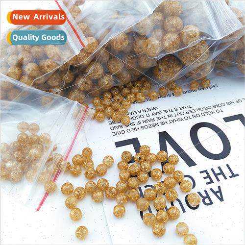 Gold Foil Round Beads Handmade DIY Beading Accessories wh Ci