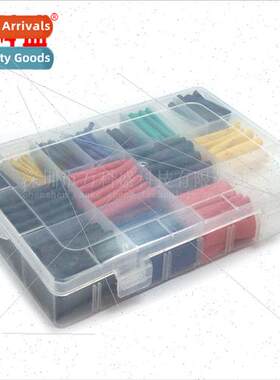 580pcs Boxed Eco-friendly Heat Shrinkable Tubing Colorful He