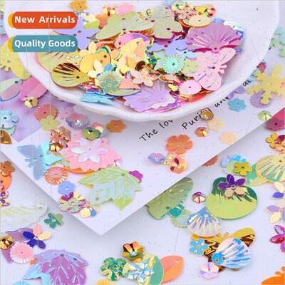 Illusion colorful plum leaves clothing decoration diy handma