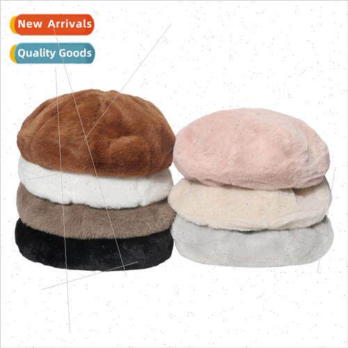 Japanese painter hat winter Belle hat solid colour imation r
