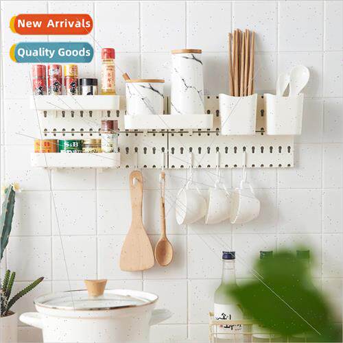 hole hole board shelf wall hanging dormory kchen bathroom wa