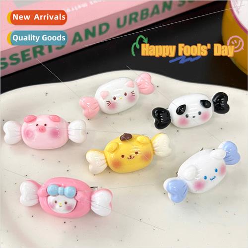 Cute blush animal candy hair clips ins wind sweet cute girl