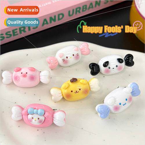 Cute blush animal candy hair clips ins wind sweet cute girl