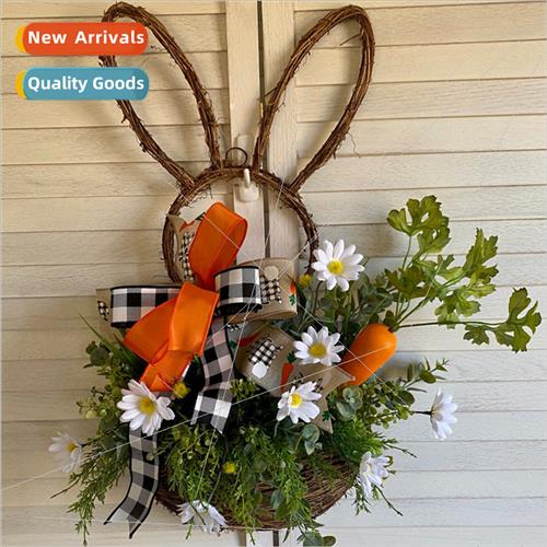 Easter rabb ears hanging baskets hanging decorations carrots