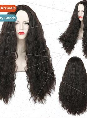 New cornrows natural black wig long wig head cover chemical