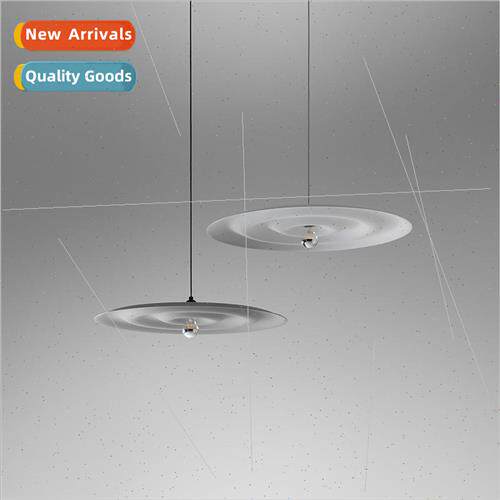 Modern minimalist multi-layer living room flying saucer ligh