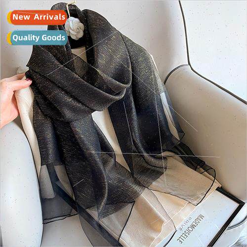 lk wool scarf women spring autumn mulberry silk silk scarf h