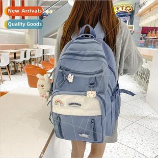 ins wind capacy bag large 2022 ulzzang shoulder schoolbag