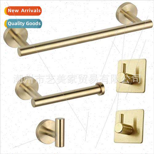 304 black gold towel rack bath towel rack towel bar single h