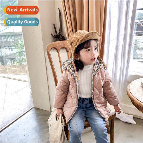 childrens Korean  of the new thickened girls cotton jacket w
