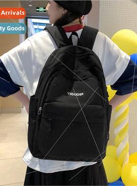 Fashion simple student schoolbag new spring summer tide shou