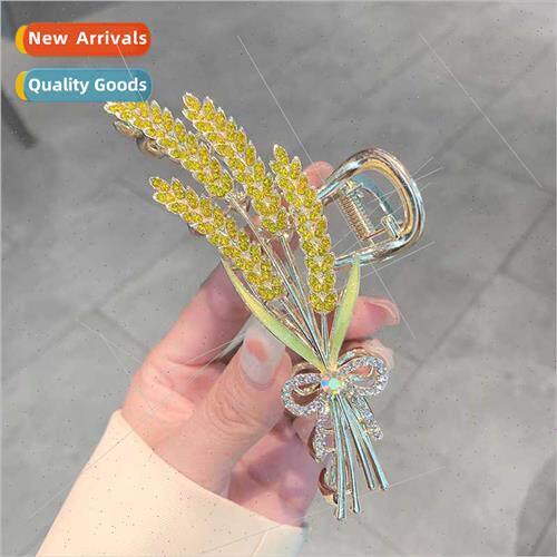 new wheat hair clip headdress hairpin female back head hair