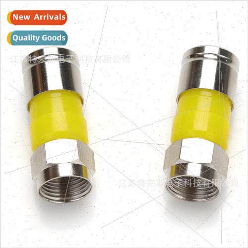 Cable TV Header Digal Set Top Box Connector 75-5 RG6 Extrude