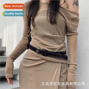 fashion adjus ladies decoration wind dress punk belt hundred
