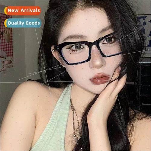 66008 Retro Cat Eye Rice Studded Anti-Blue ght Black Frame E