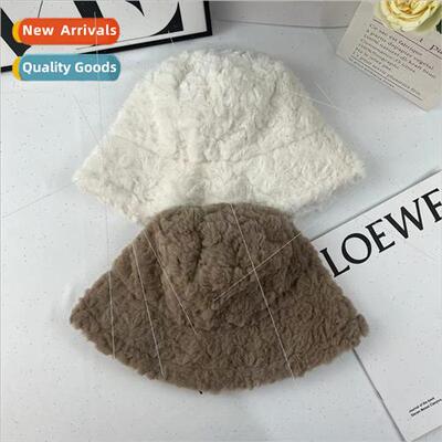 2023 autumn winter new imation rabb hair light plate fisherm