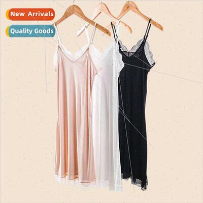 Suspenders female silk nightgown simple Mulberry silk pajama