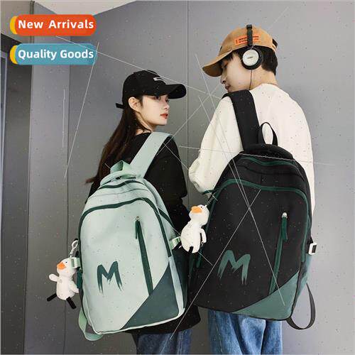 Large-capacy couple Japan shoulder bag fashion simple backpa