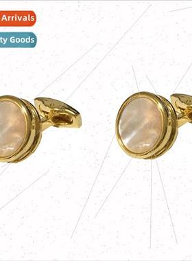New  French shirt cufflinks dress cufflinks shell cuffs men
