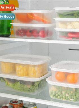 Refrigerator Storage Box Large Capacy Transparent Fresh Stor