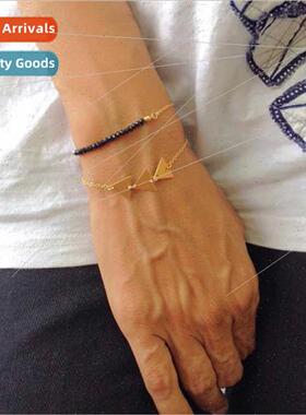 Europe Fashion Women Set Gold-Plated Hand Jewelry mple Geome